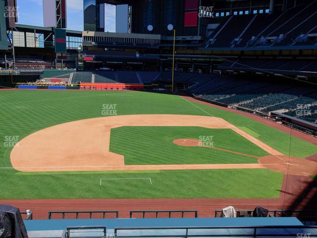 Seating view for Chase Field Section 212