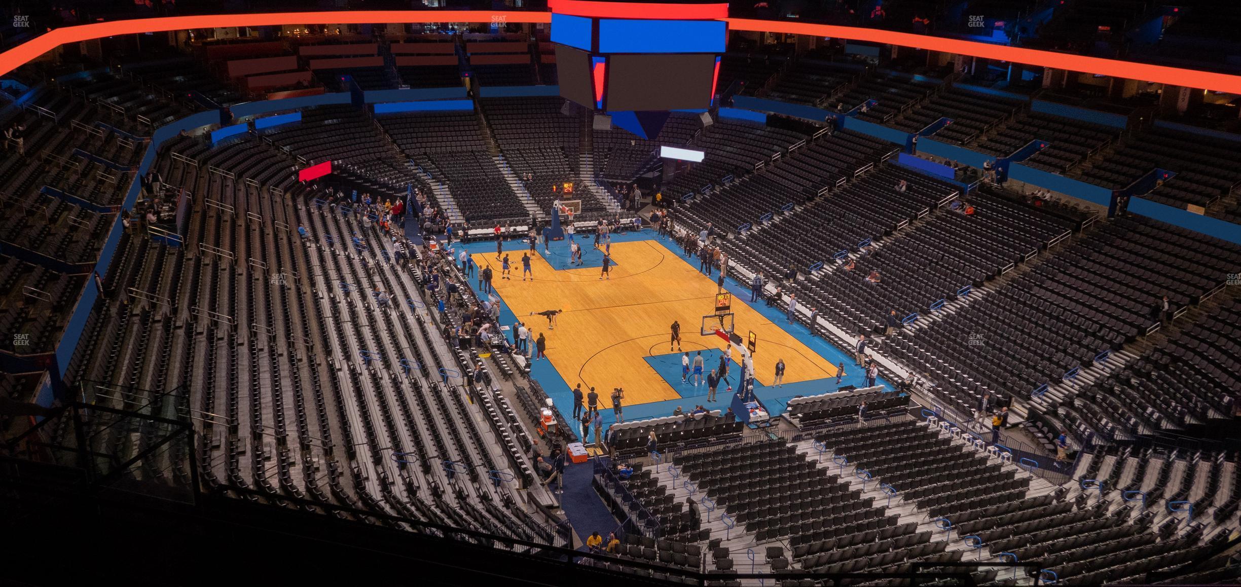 Seating view for Paycom Center Section 318