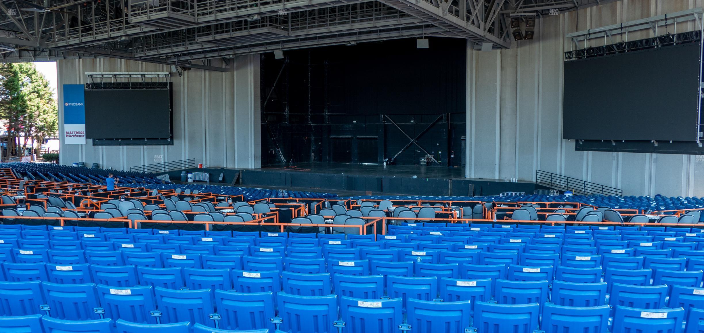 Seating view for PNC Music Pavilion Section Pavilion 5