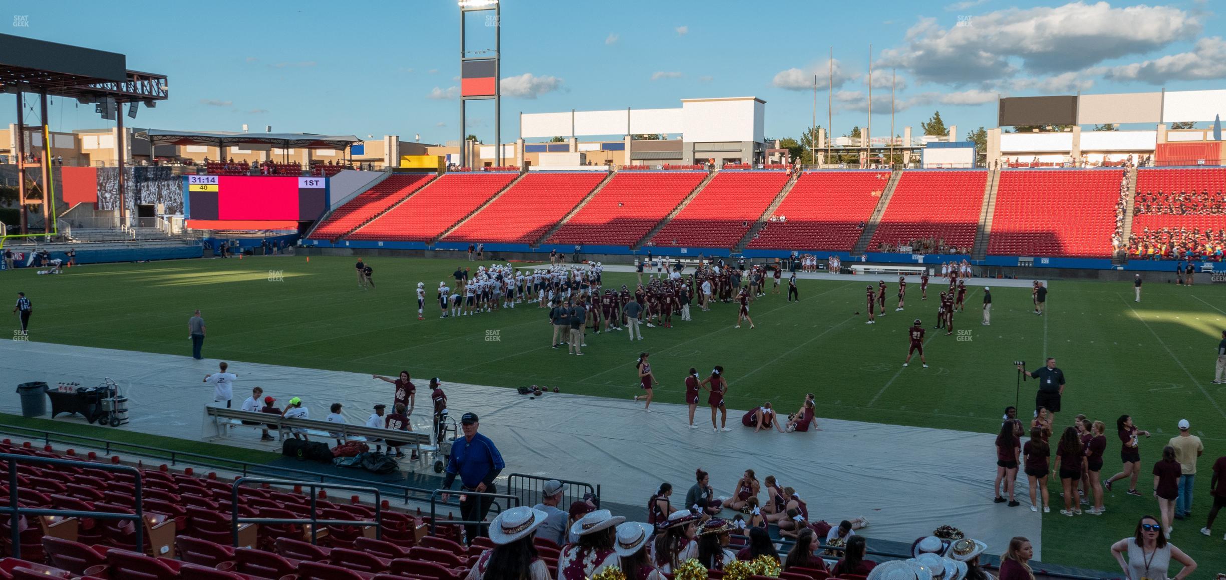 Seating view for Toyota Stadium Section 108