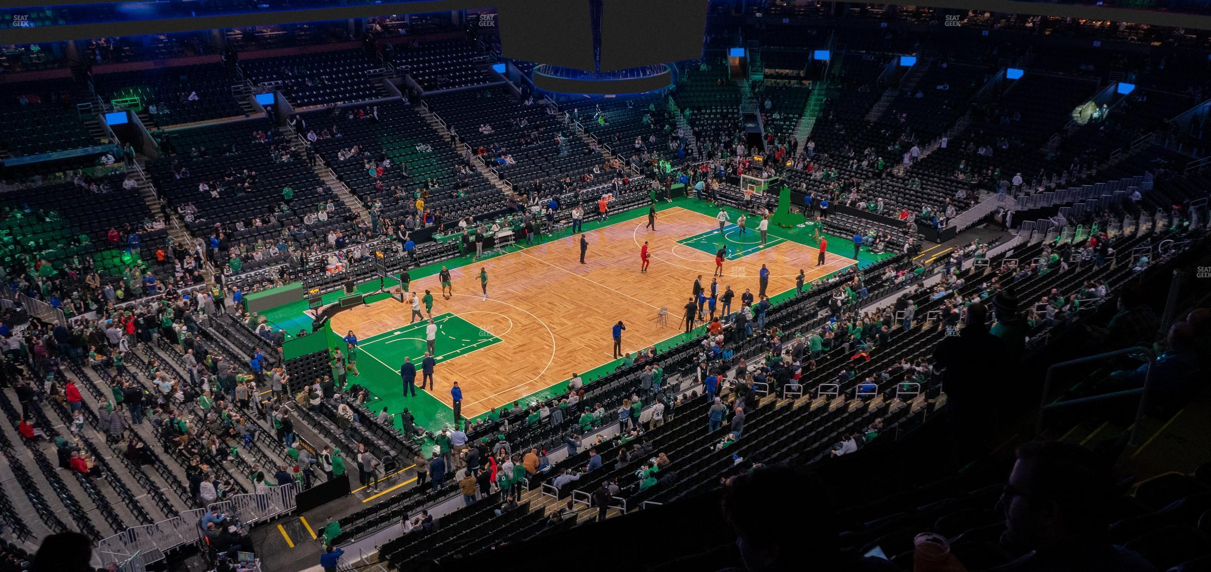 Seating view for TD Garden Section Balcony 319