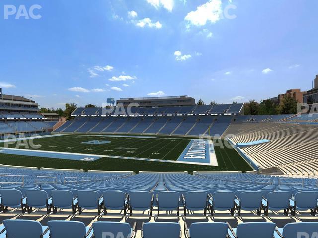 Seating view for Kenan Memorial Stadium Section 110