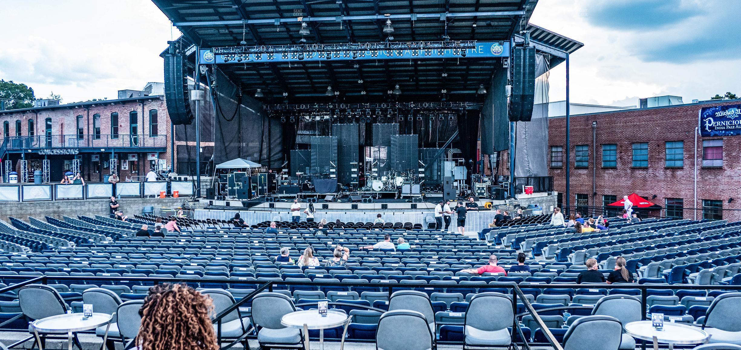 Seating view for Skyla Credit Union Amphitheatre Section Box 22