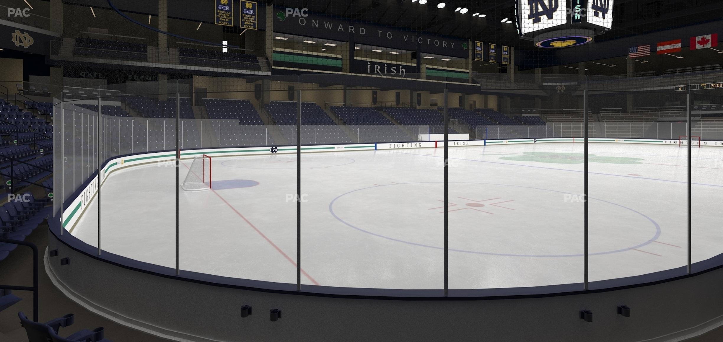 Seating view for Compton Family Ice Arena Section 17