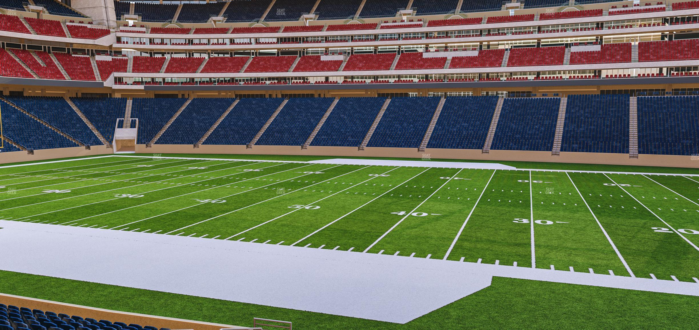 Seating view for NRG Stadium Section 105