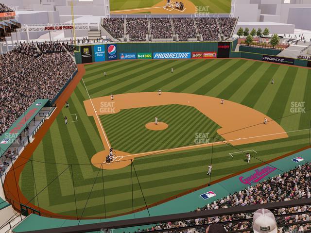 Seating view for Progressive Field Section 451