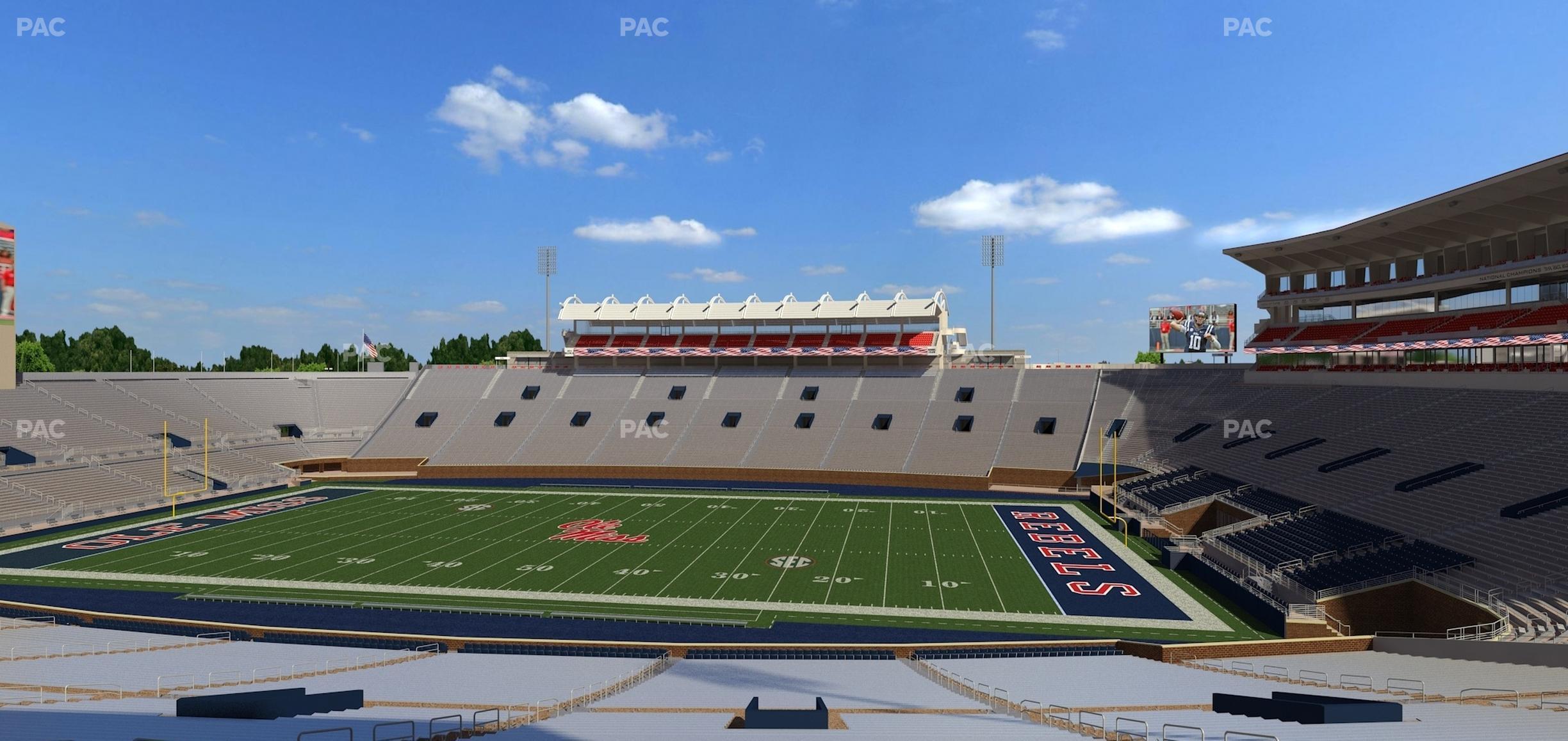 Seating view for Vaught Hemingway Stadium Section C