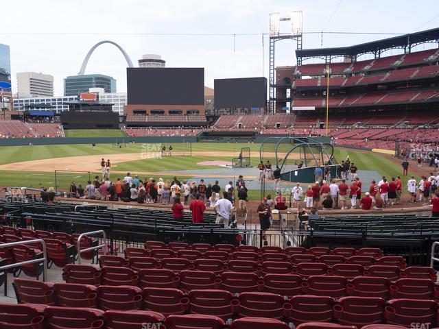 Seating view for Busch Stadium Section Home Field Box 153