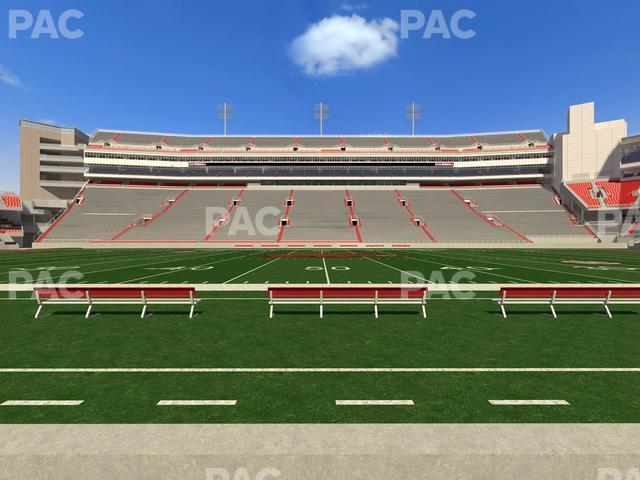 Seating view for Razorback Stadium Section 104