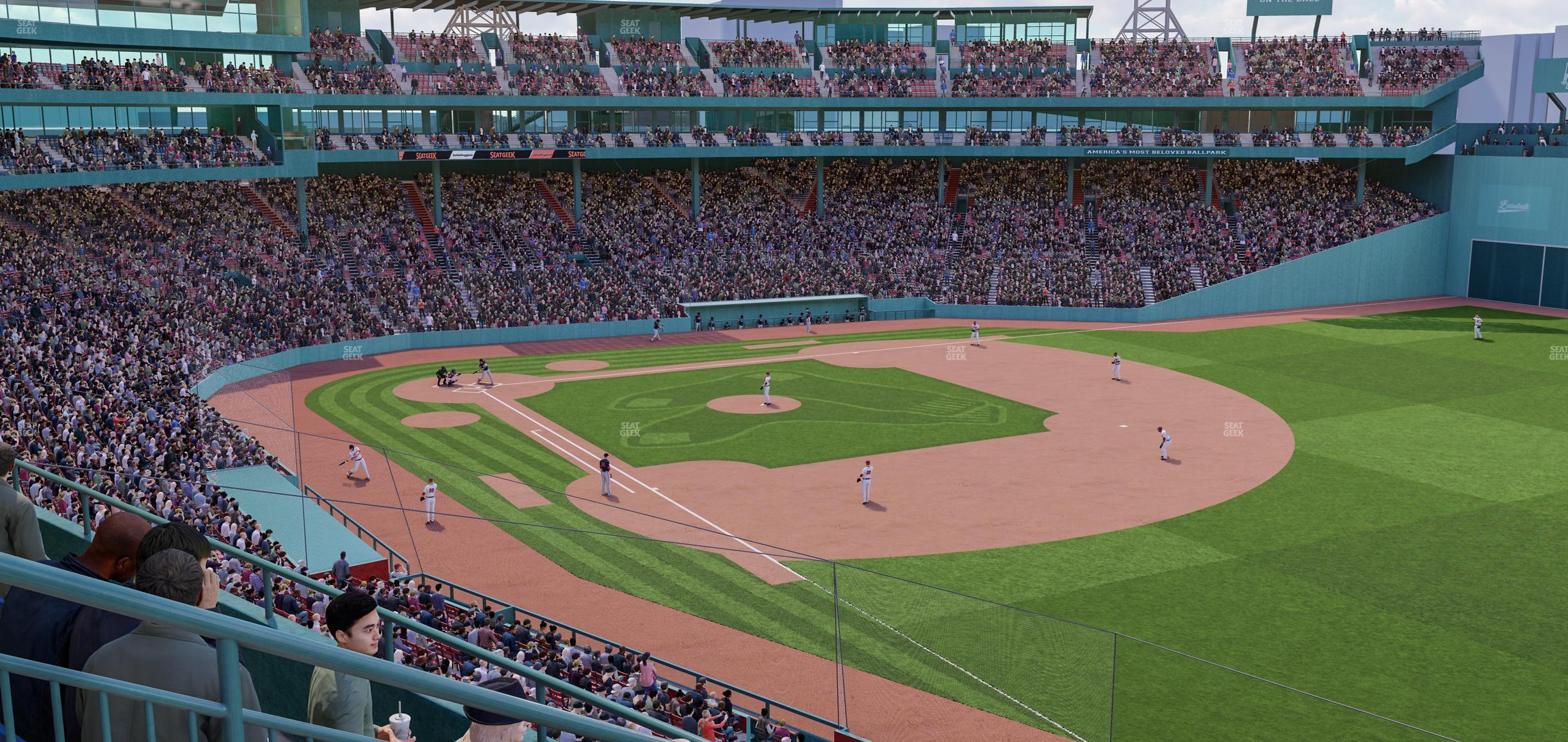 Seating view for Fenway Park Section Right Field Roof Box 23