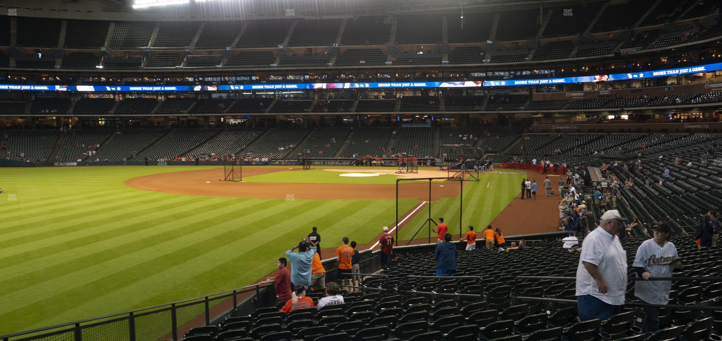 Seating view for Minute Maid Park Section 105