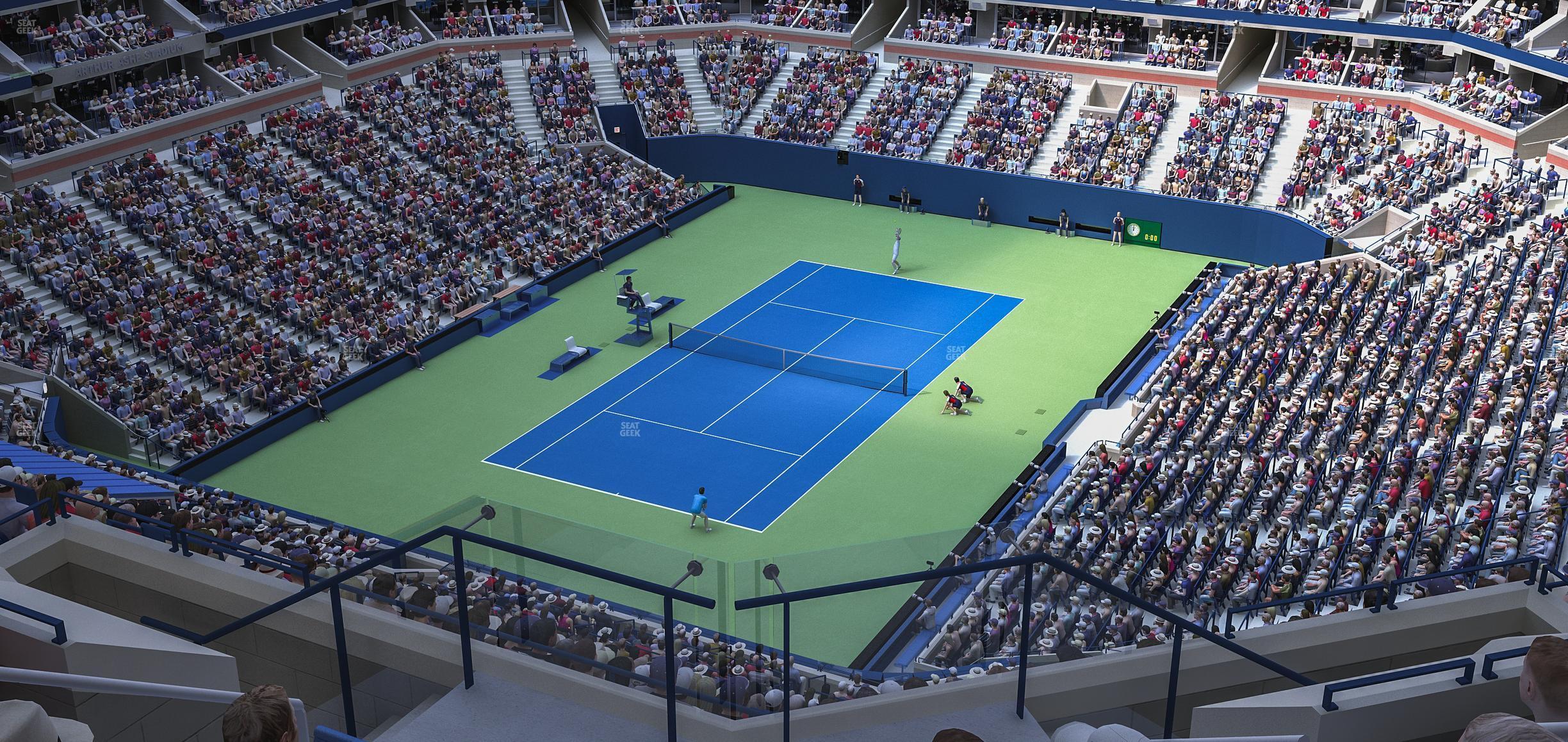 Seating view for Arthur Ashe Stadium Section 304