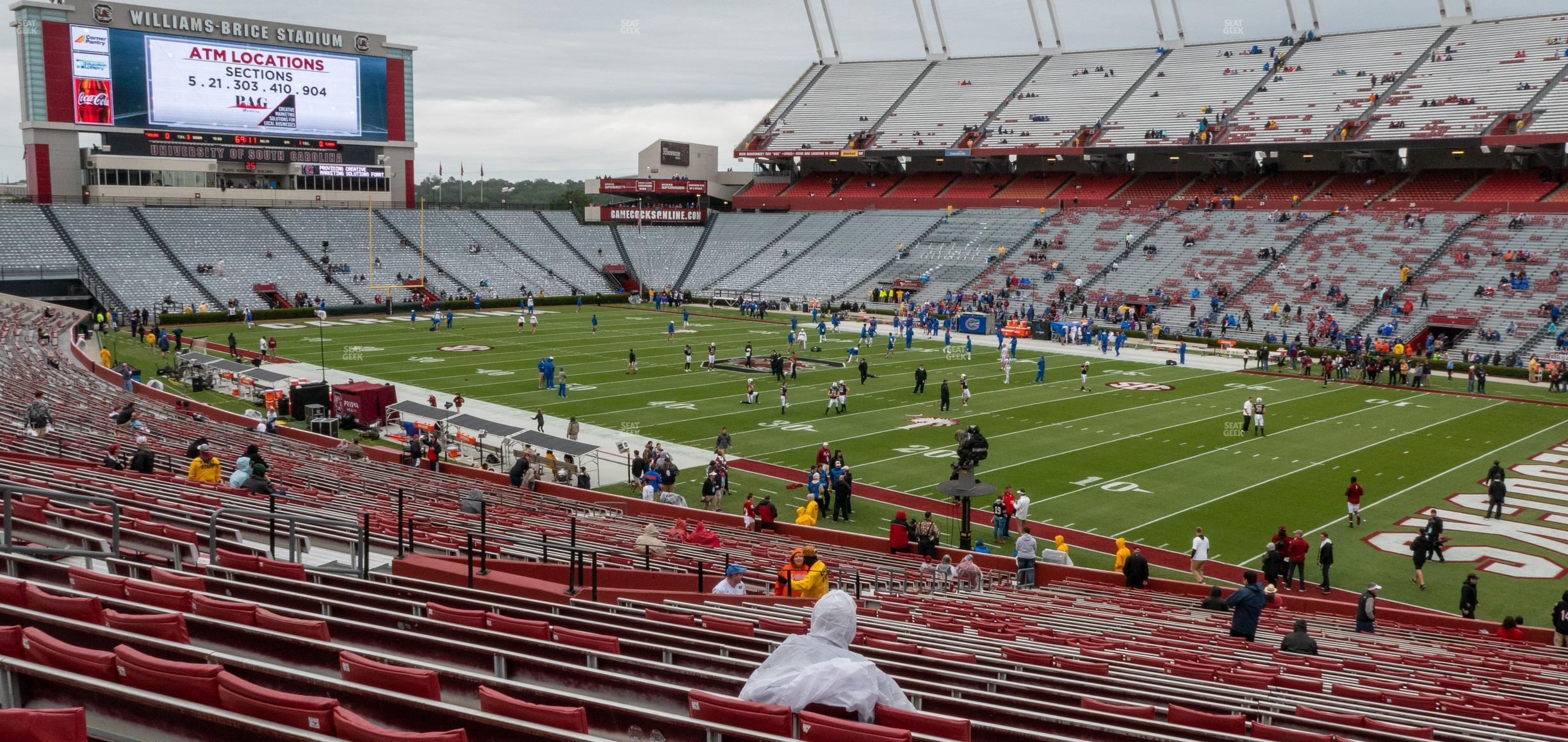 Seating view for Williams Brice Stadium Section 9