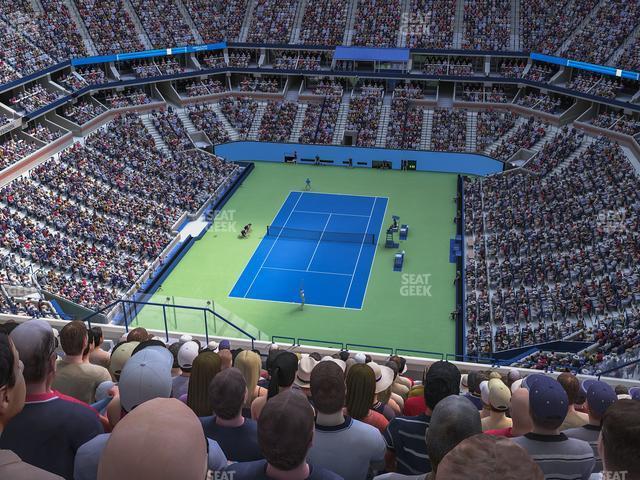 Seating view for Arthur Ashe Stadium Section 322