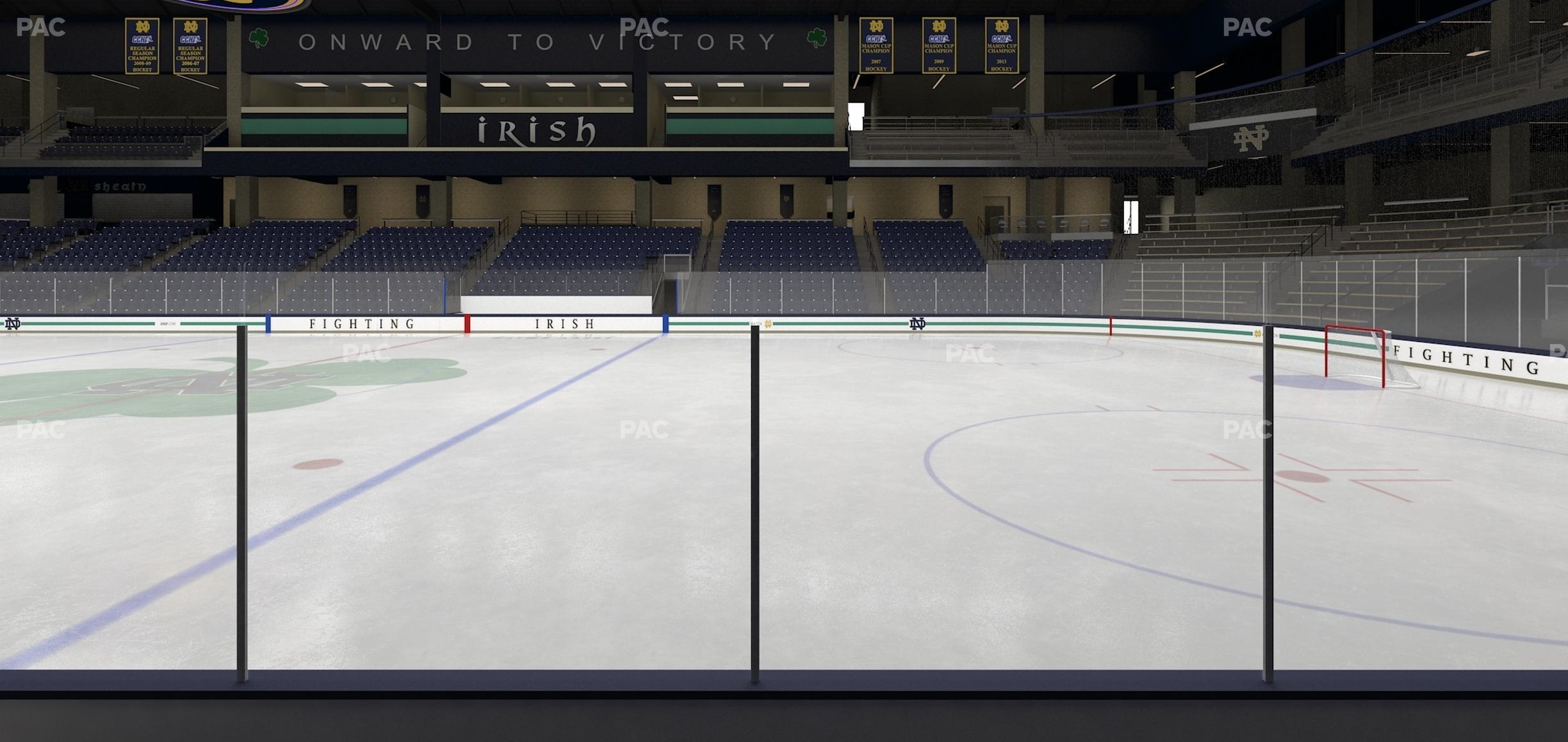 Seating view for Compton Family Ice Arena Section 22