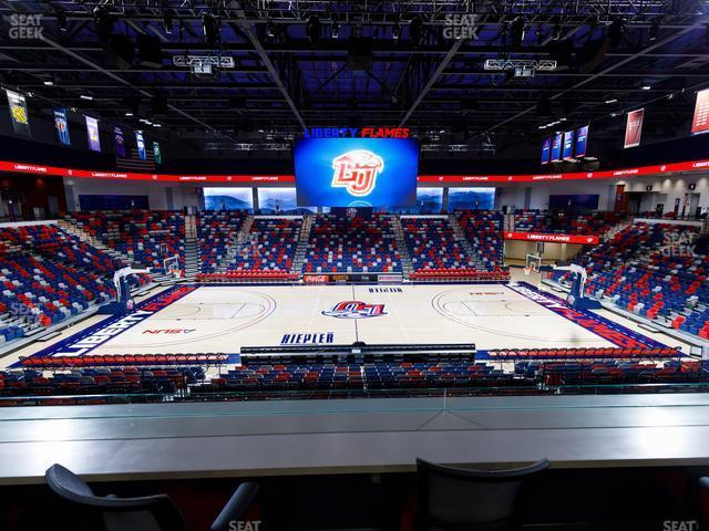 Seating view for Liberty Arena Section Loge Box 6