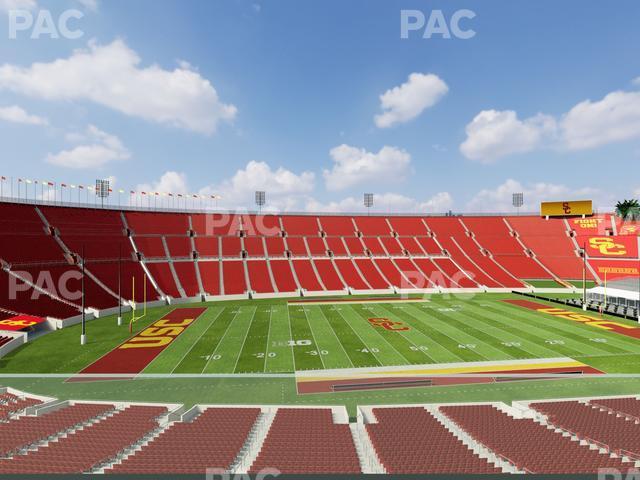 Seating view for Los Angeles Memorial Coliseum Section Founders Suite 310