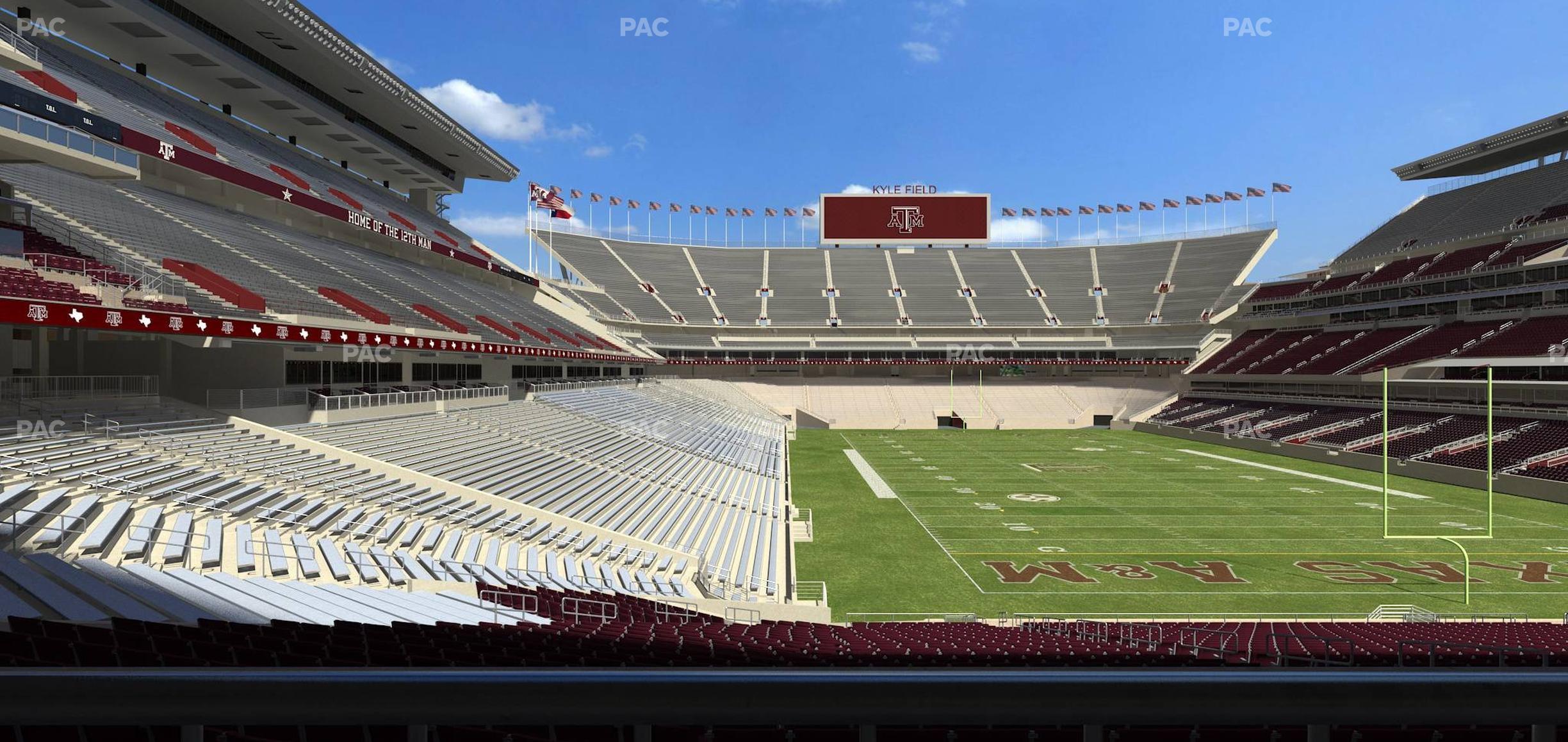 Seating view for Kyle Field Section 119