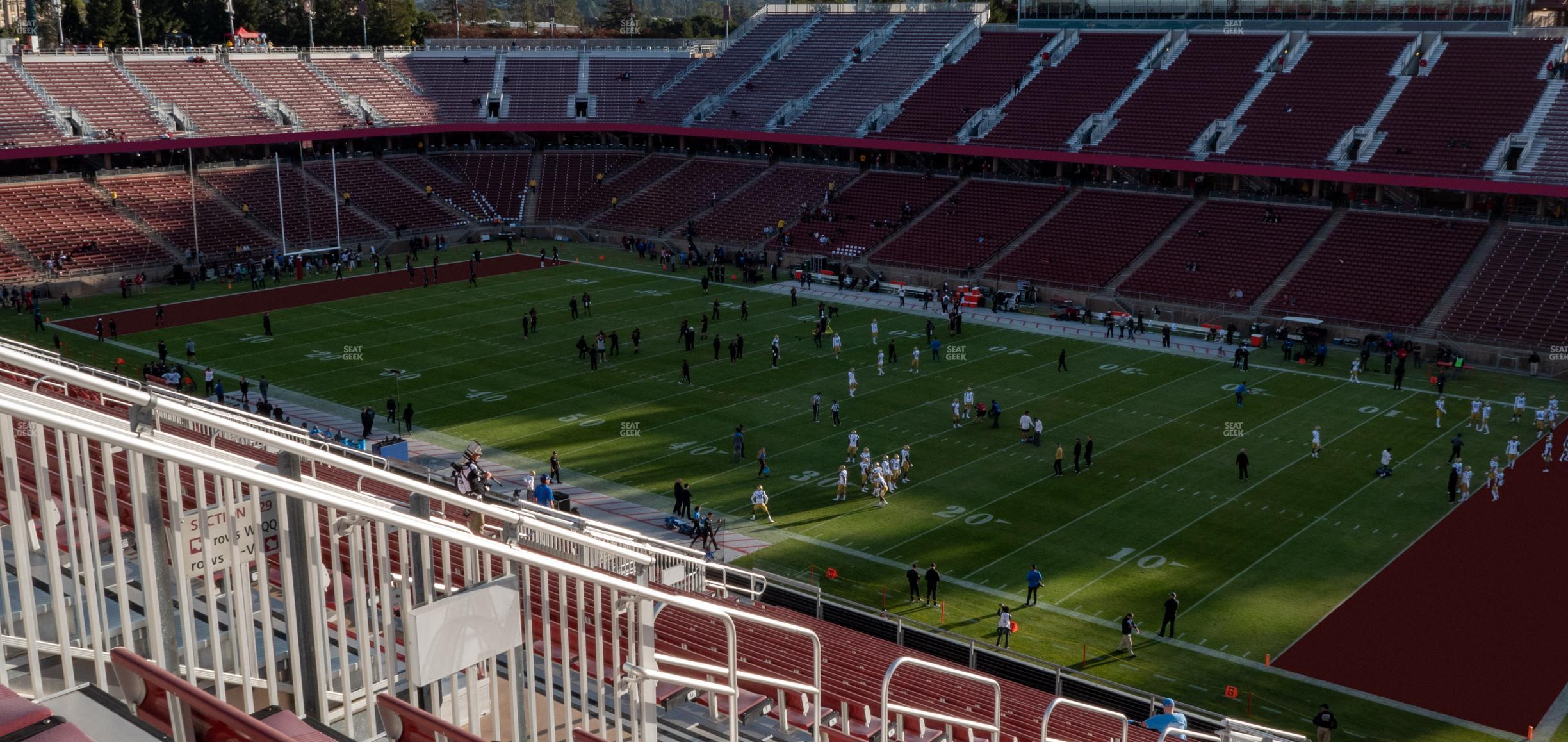 Seating view for Stanford Stadium Section 228