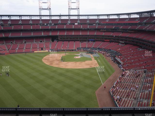 Seating view for Busch Stadium Section Left Field Pavilion 372