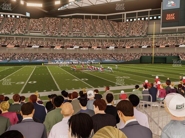 Seating view for Chase Field Section Field 7