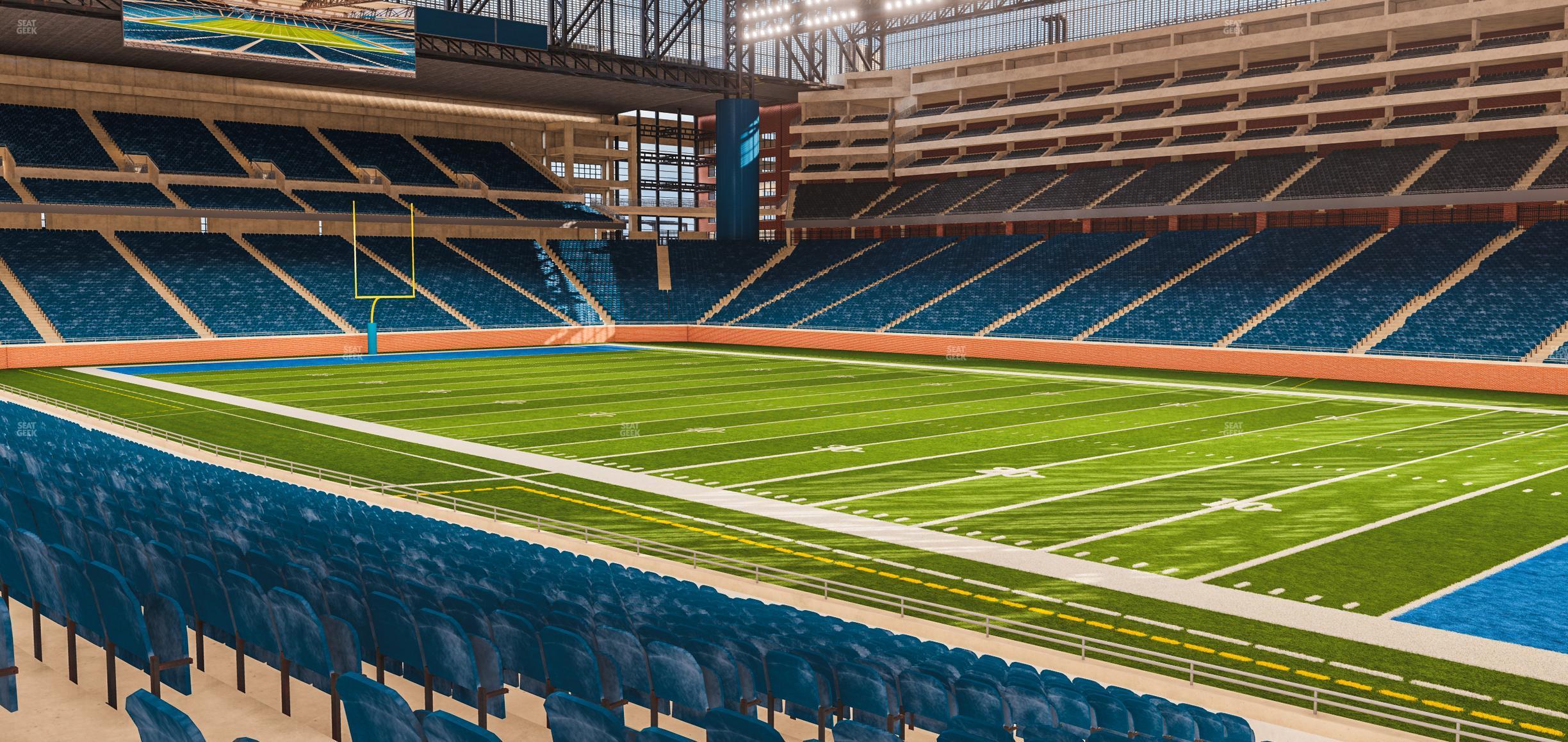 Seating view for Ford Field Section 132