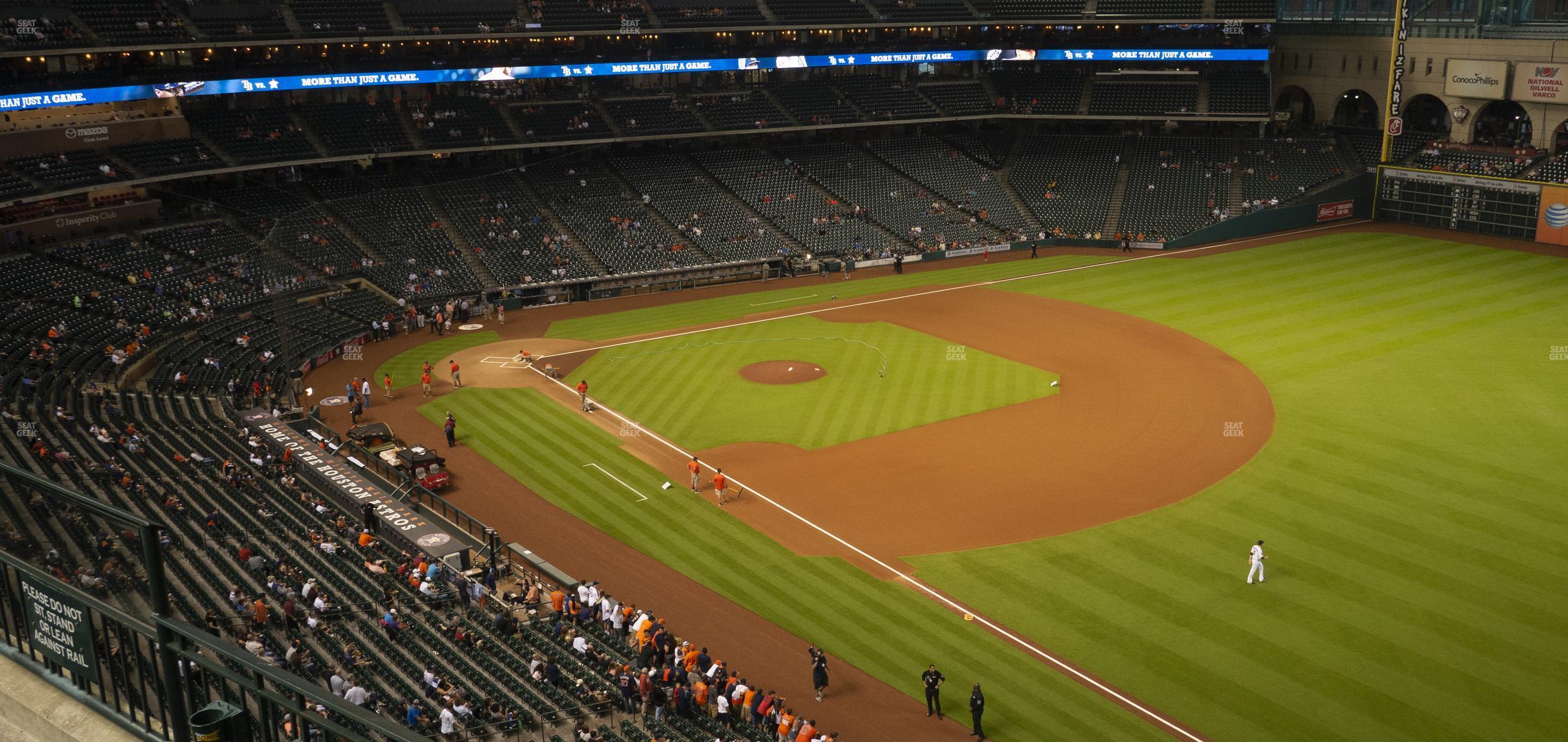 Seating view for Minute Maid Park Section 331