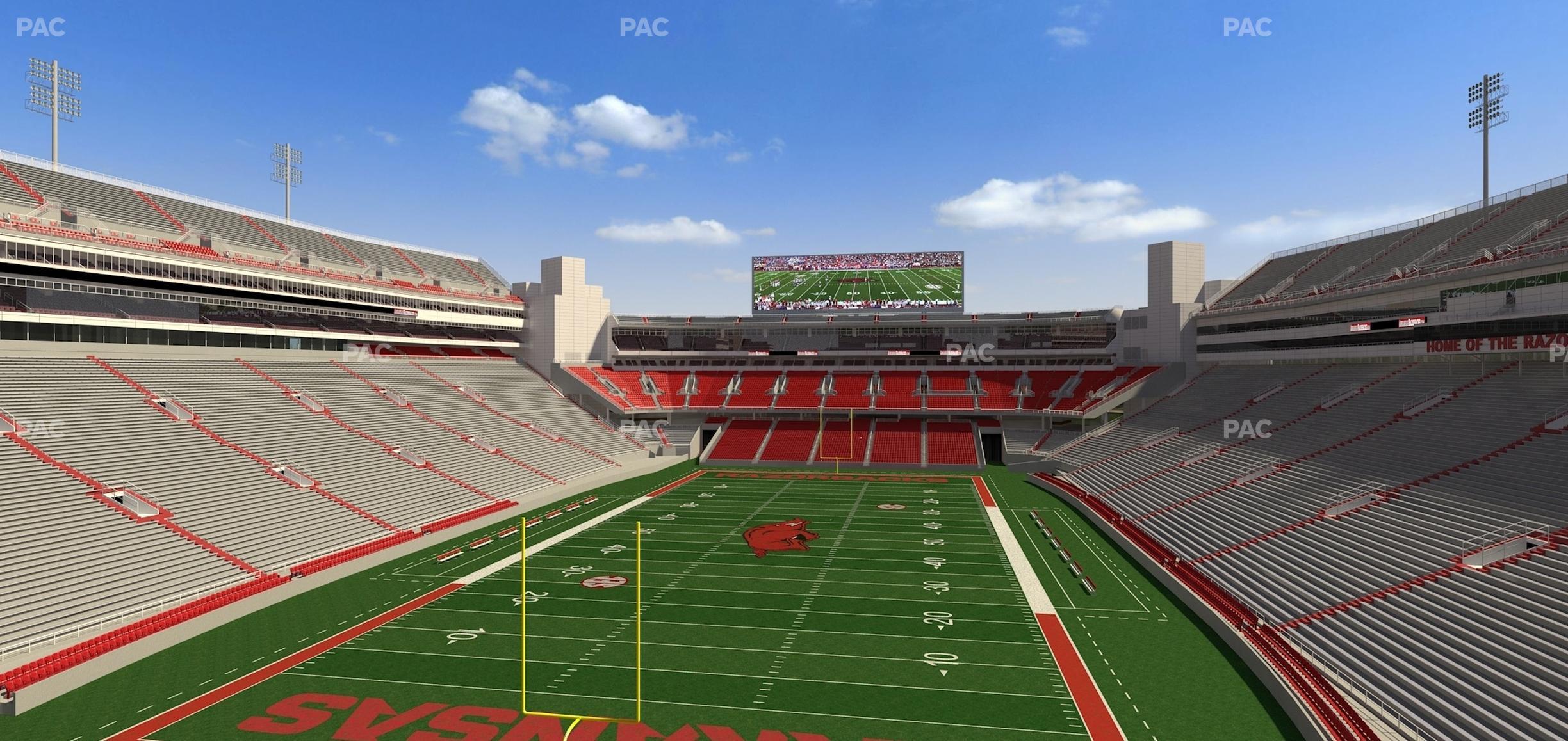 Seating view for Razorback Stadium Section Suite 24