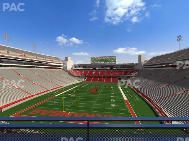 Seating view for Razorback Stadium Section Suite 24