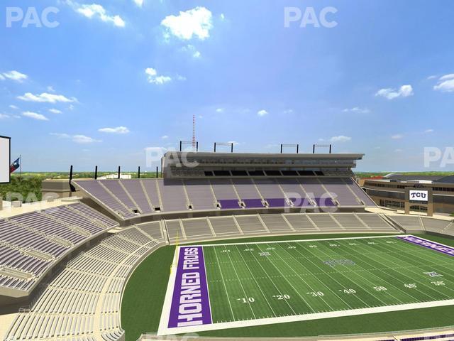 Seating view for Amon G Carter Stadium Section 310