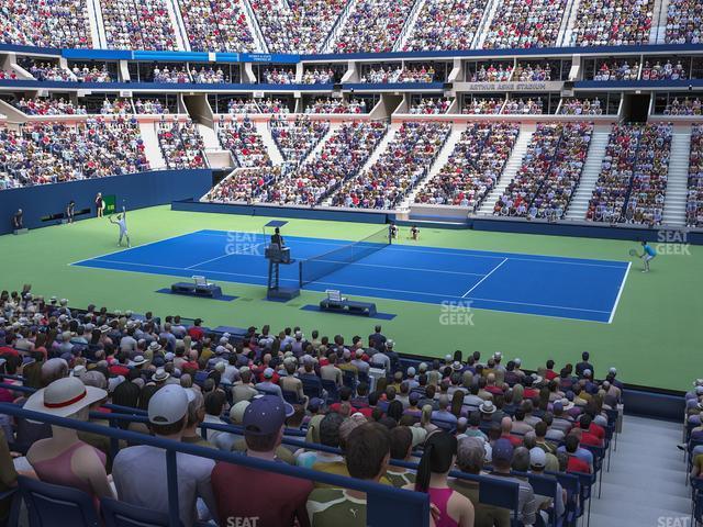 Seating view for Arthur Ashe Stadium Section Suite 137