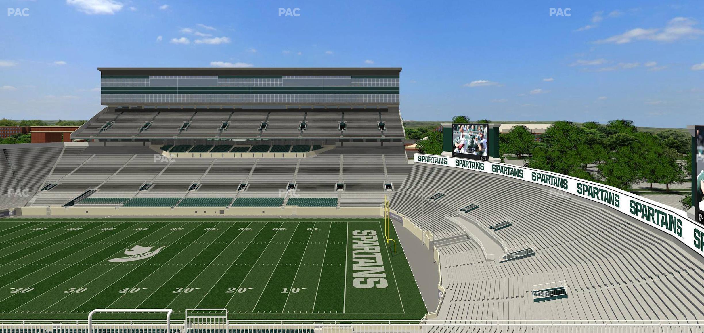 Seating view for Spartan Stadium (Michigan) Section 106