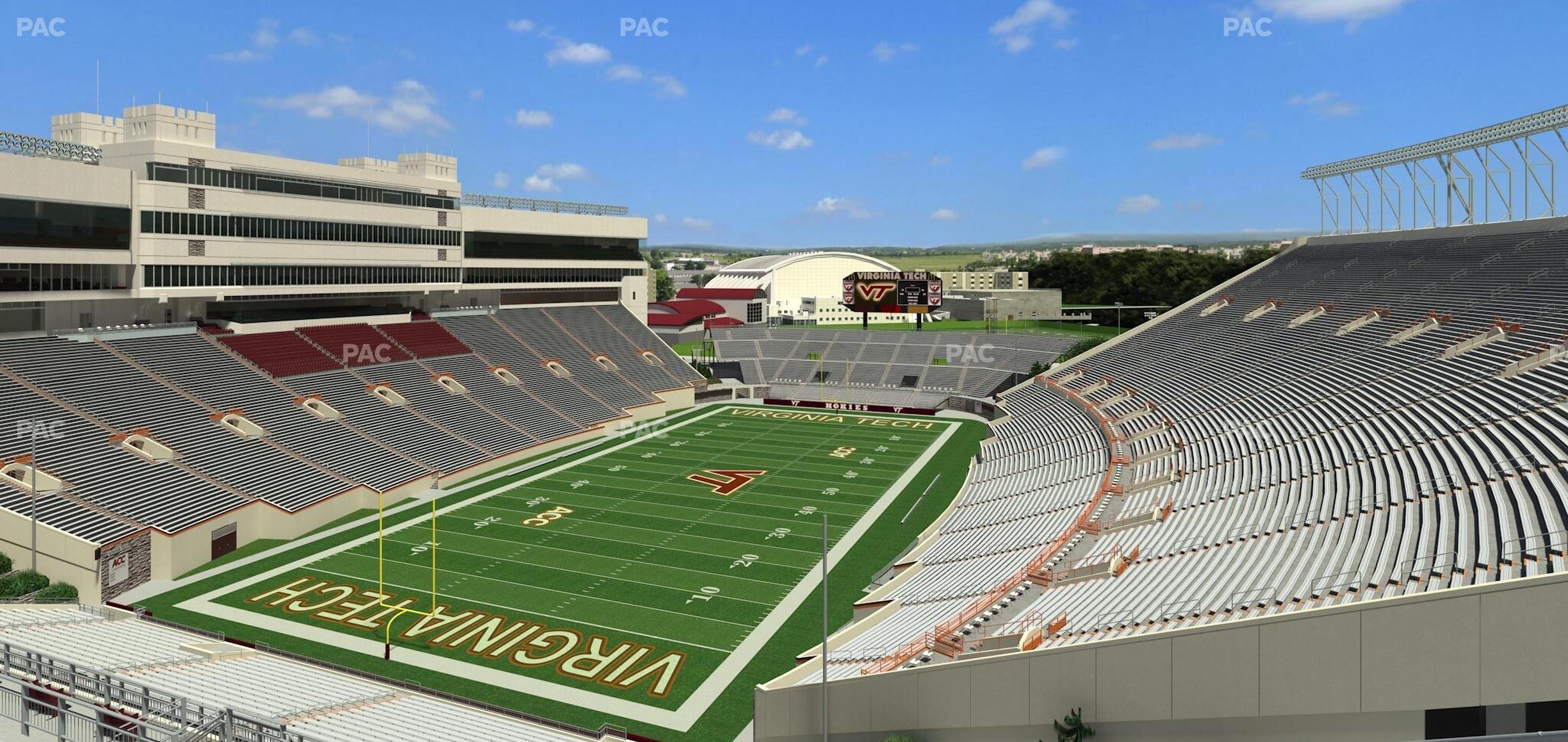 Seating view for Lane Stadium Section 501