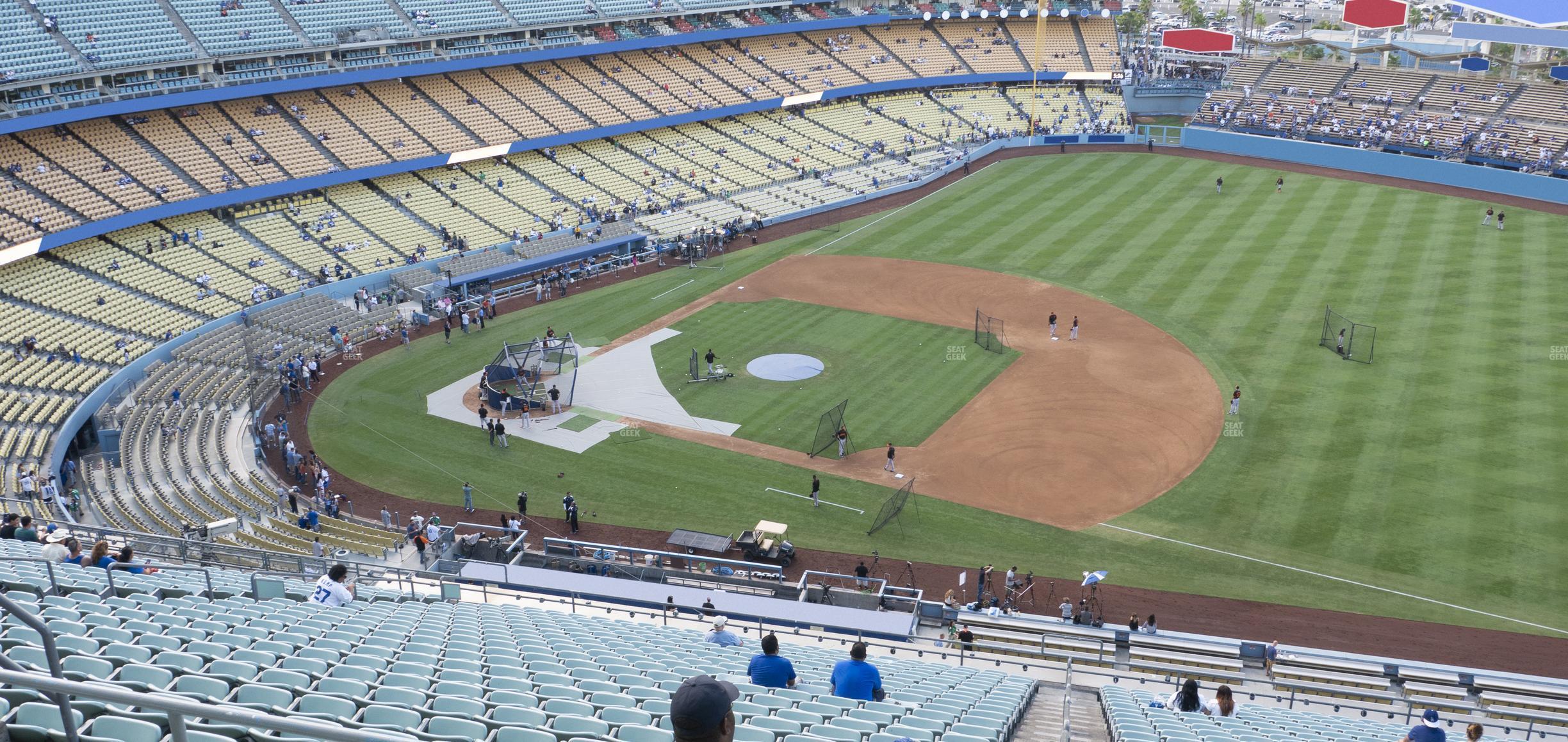 Seating view for Dodger Stadium Section 22 Rs