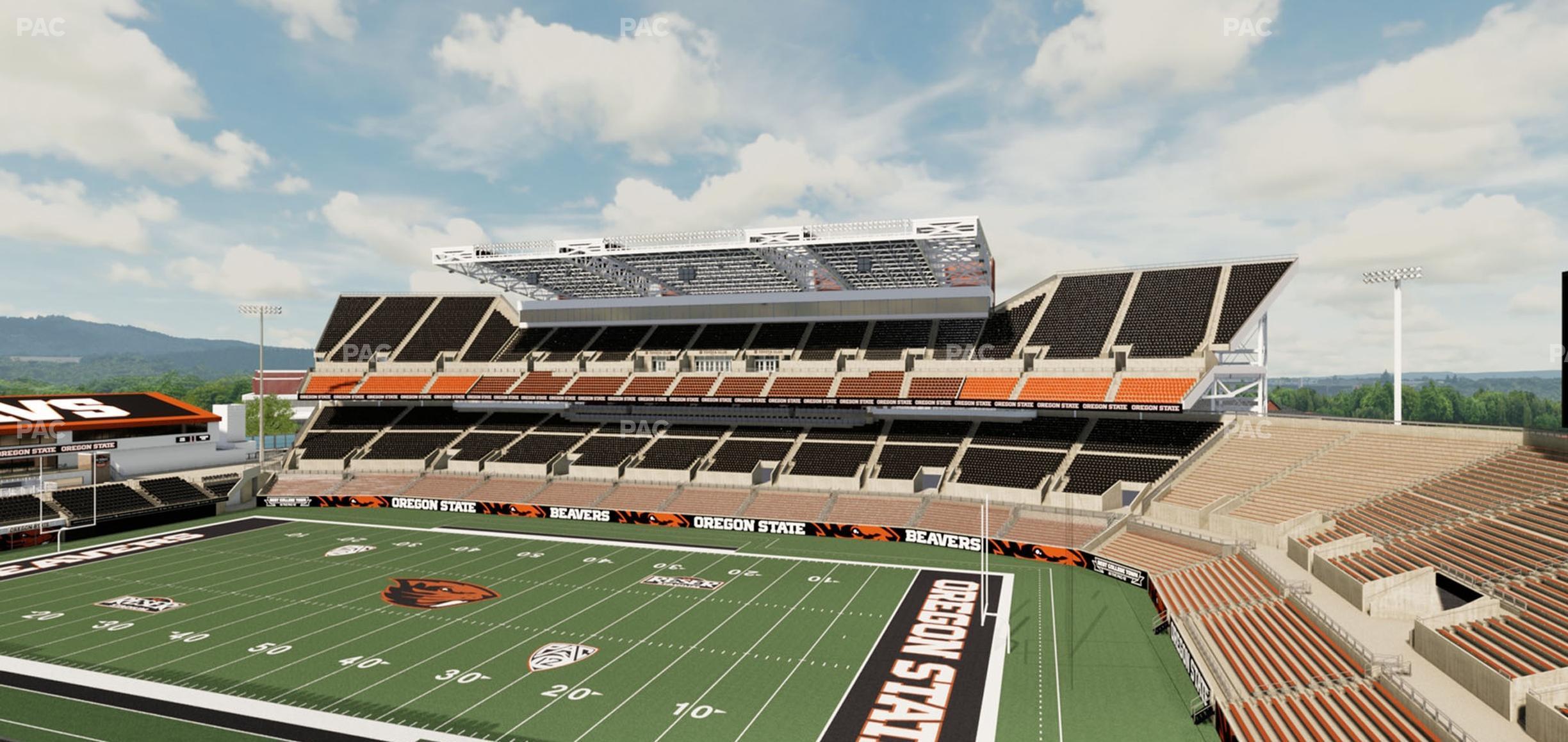 Seating view for Reser Stadium Section 228