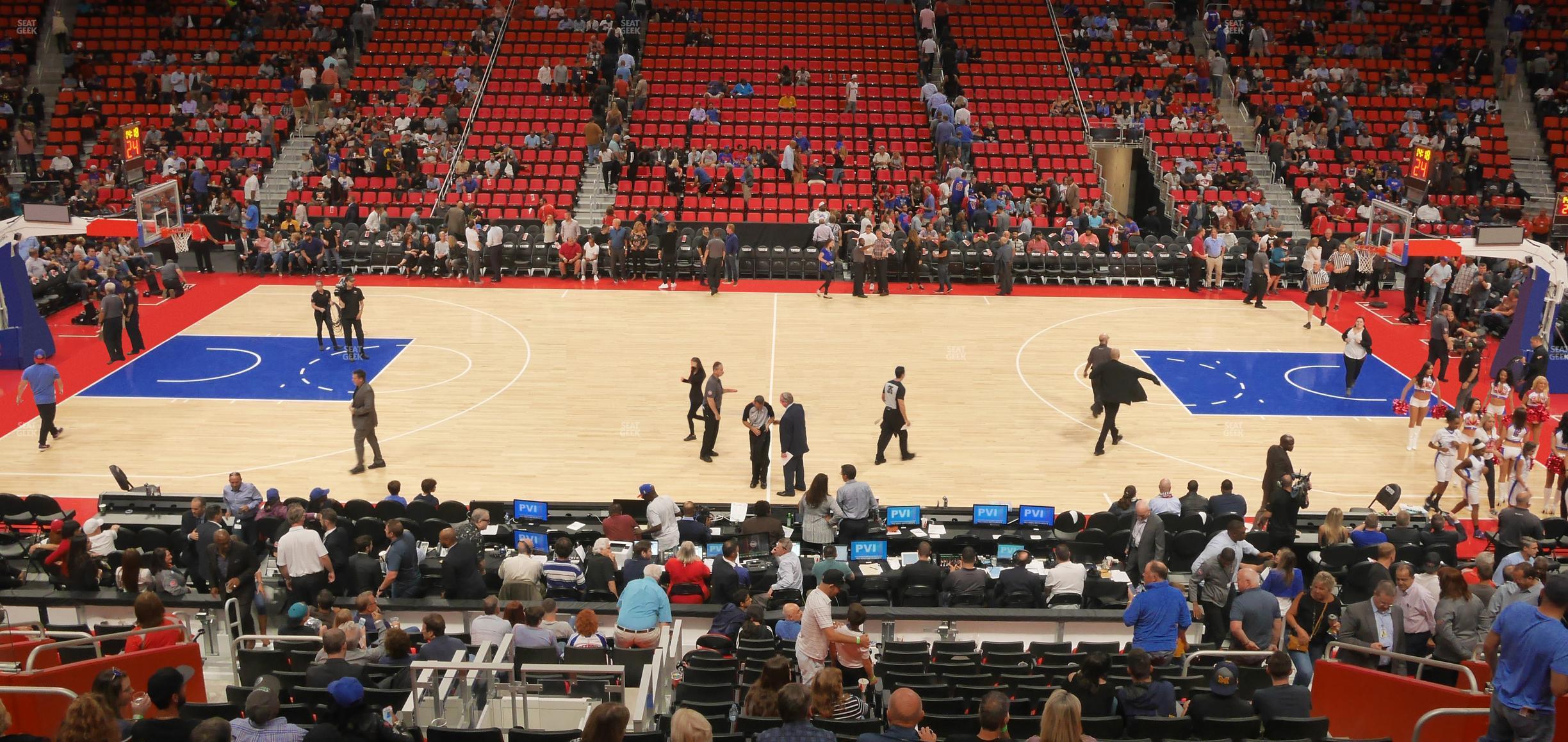 Seating view for Little Caesars Arena Section 122