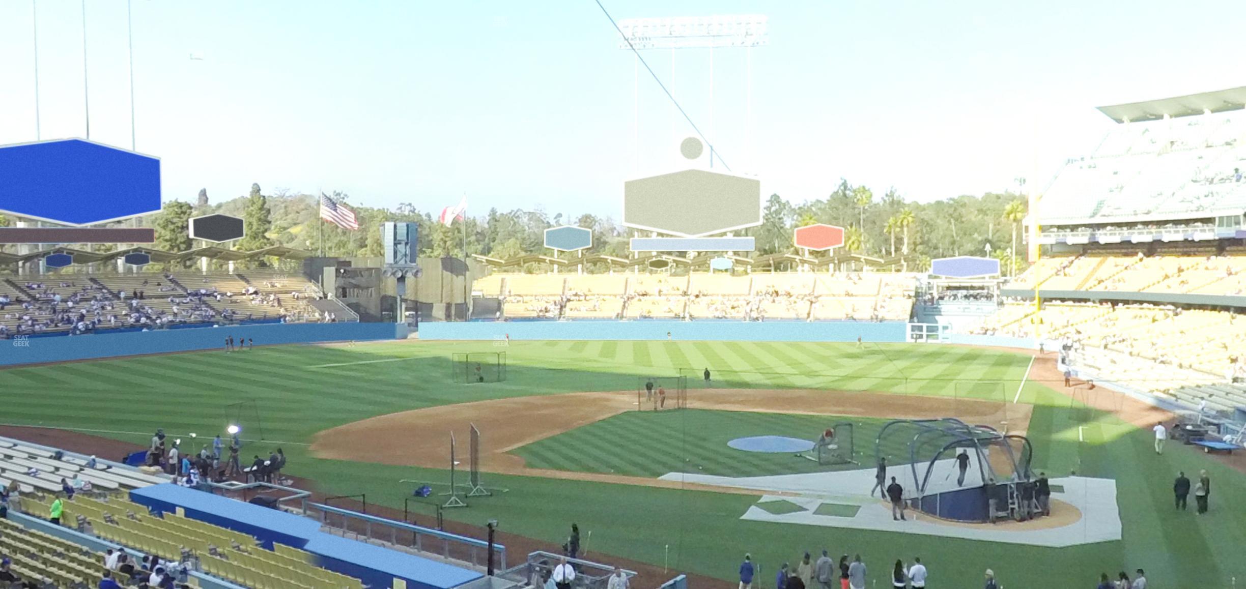 Seating view for Dodger Stadium Section 117 Lg