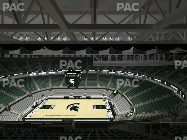 Seating view for Jack Breslin Student Events Center Section Bleachers 226