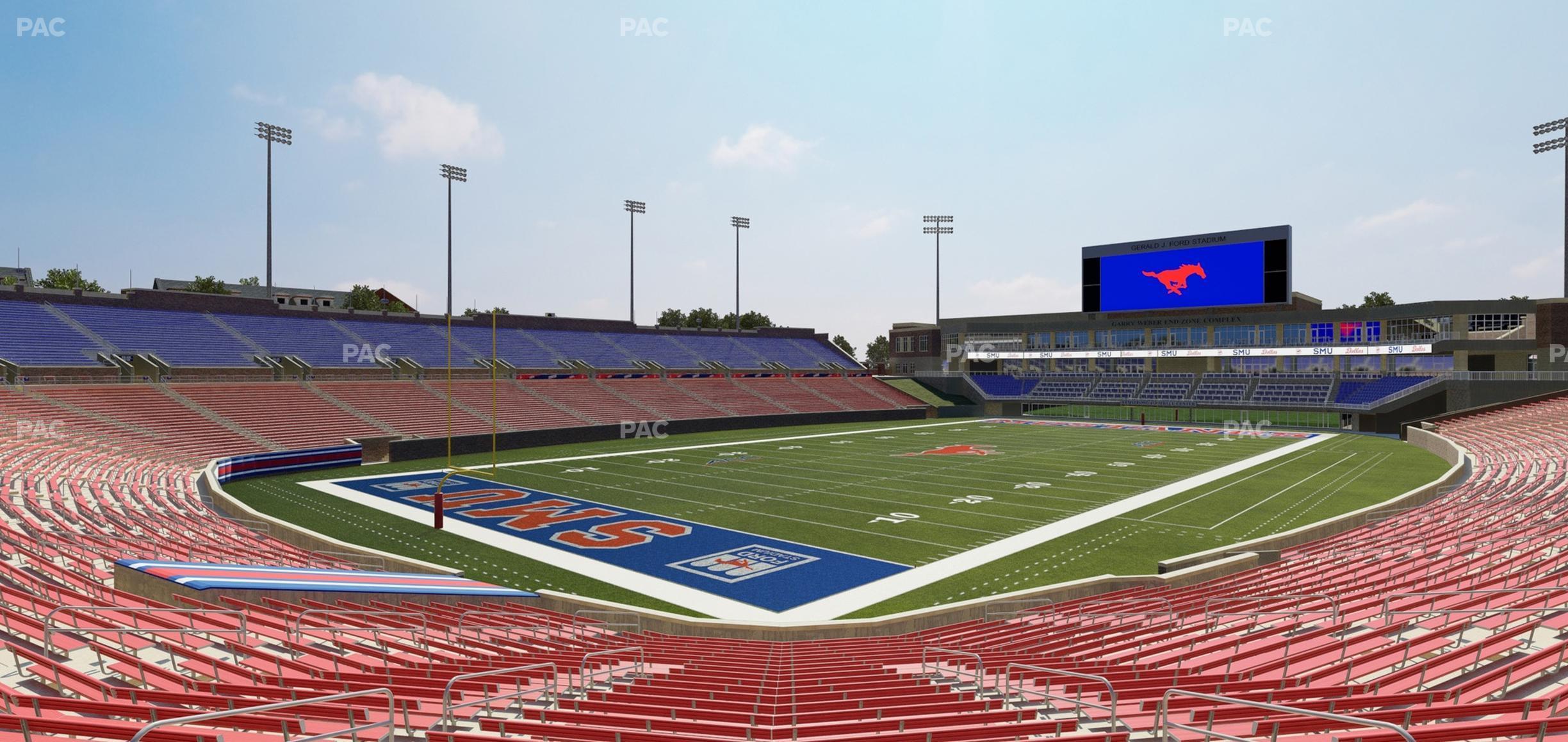 Seating view for Gerald Ford Stadium Section 110