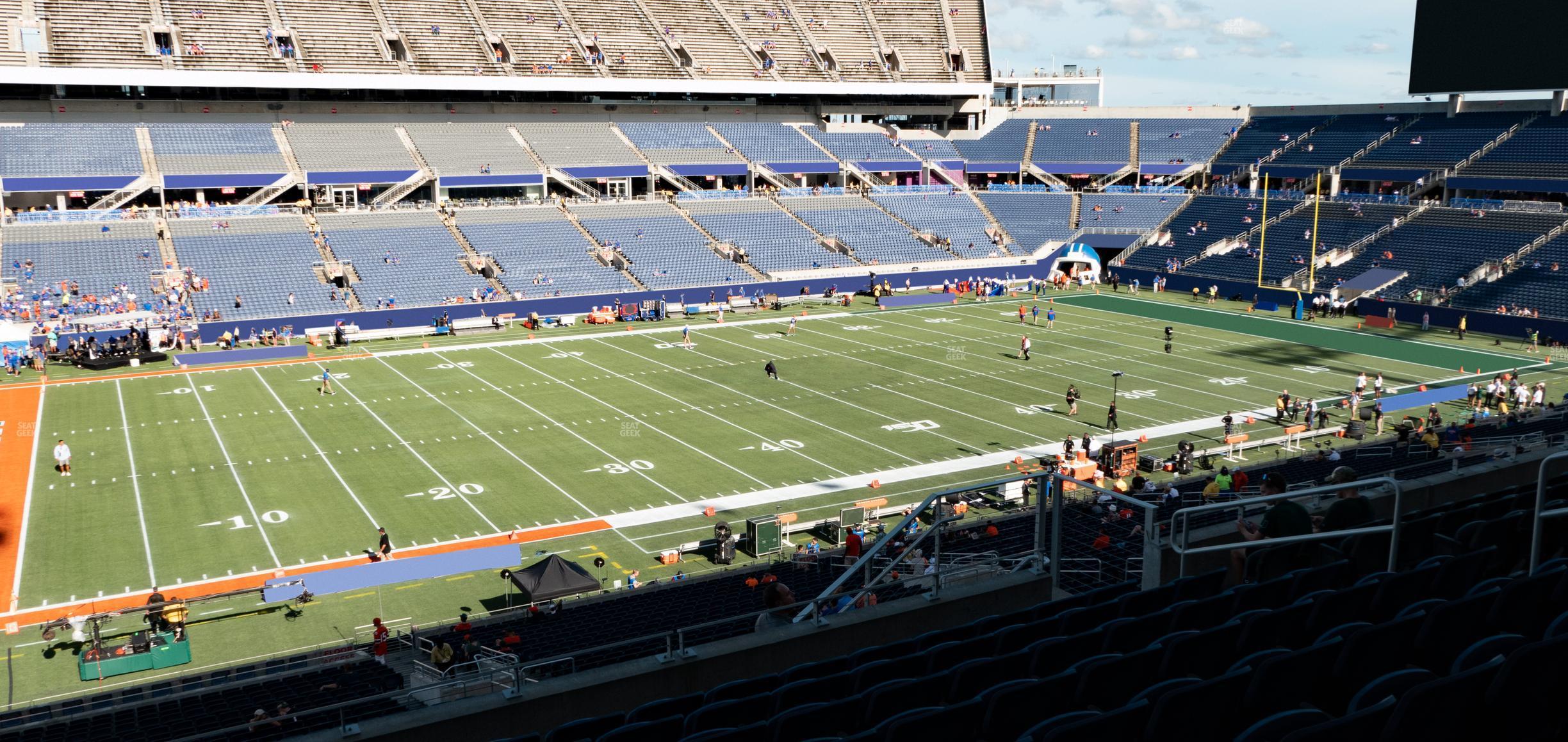 Seating view for Camping World Stadium Section Plaza 37