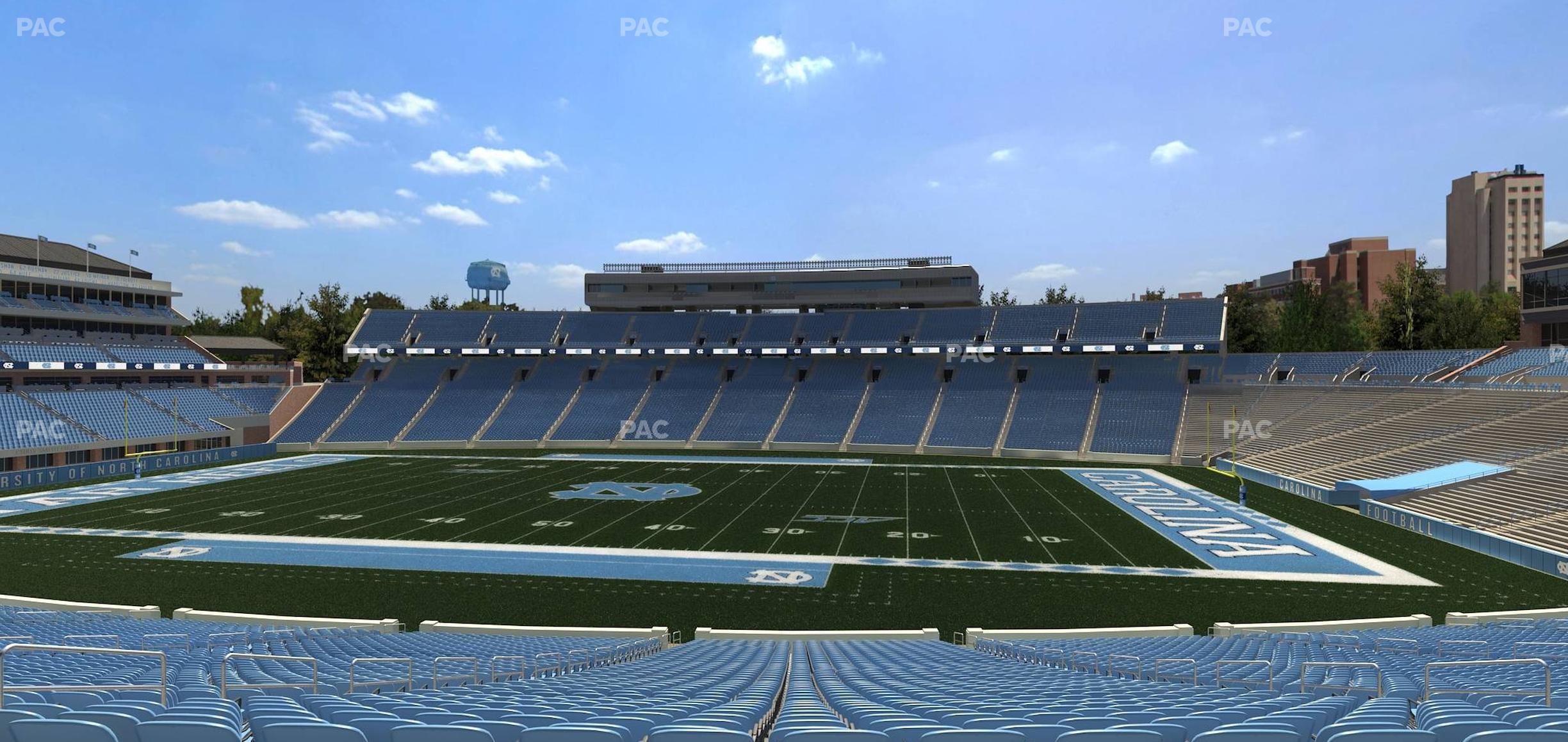 Seating view for Kenan Memorial Stadium Section 108