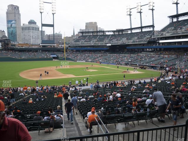 Seating view for Comerica Park Section 136