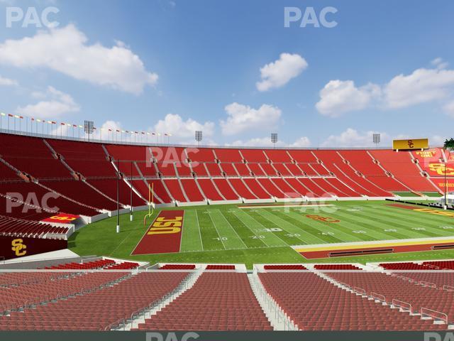 Seating view for Los Angeles Memorial Coliseum Section Founders Suite 212