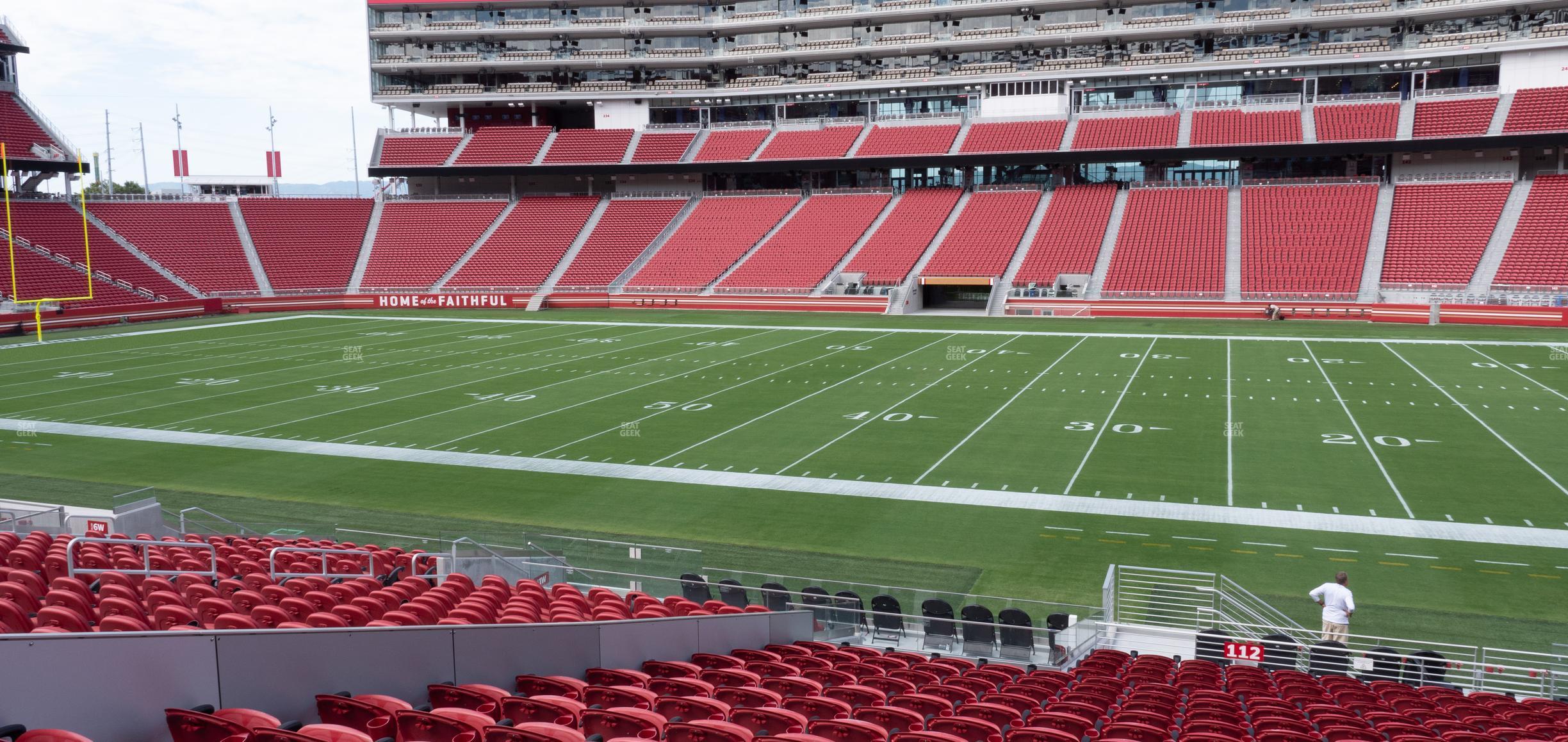 Seating view for Levi's Stadium Section 112