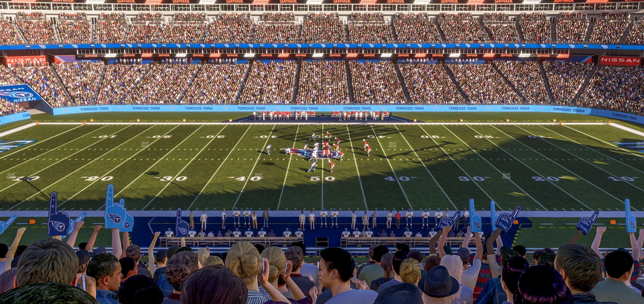 Seating view for Nissan Stadium Section 235