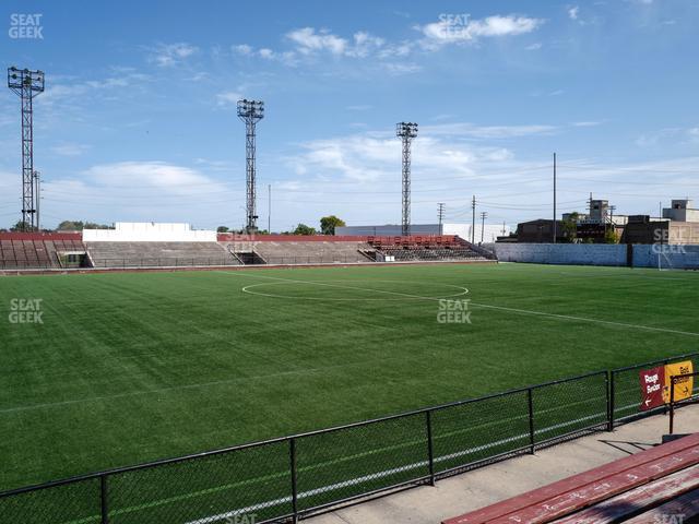 Seating view for Keyworth Stadium Section Rouge