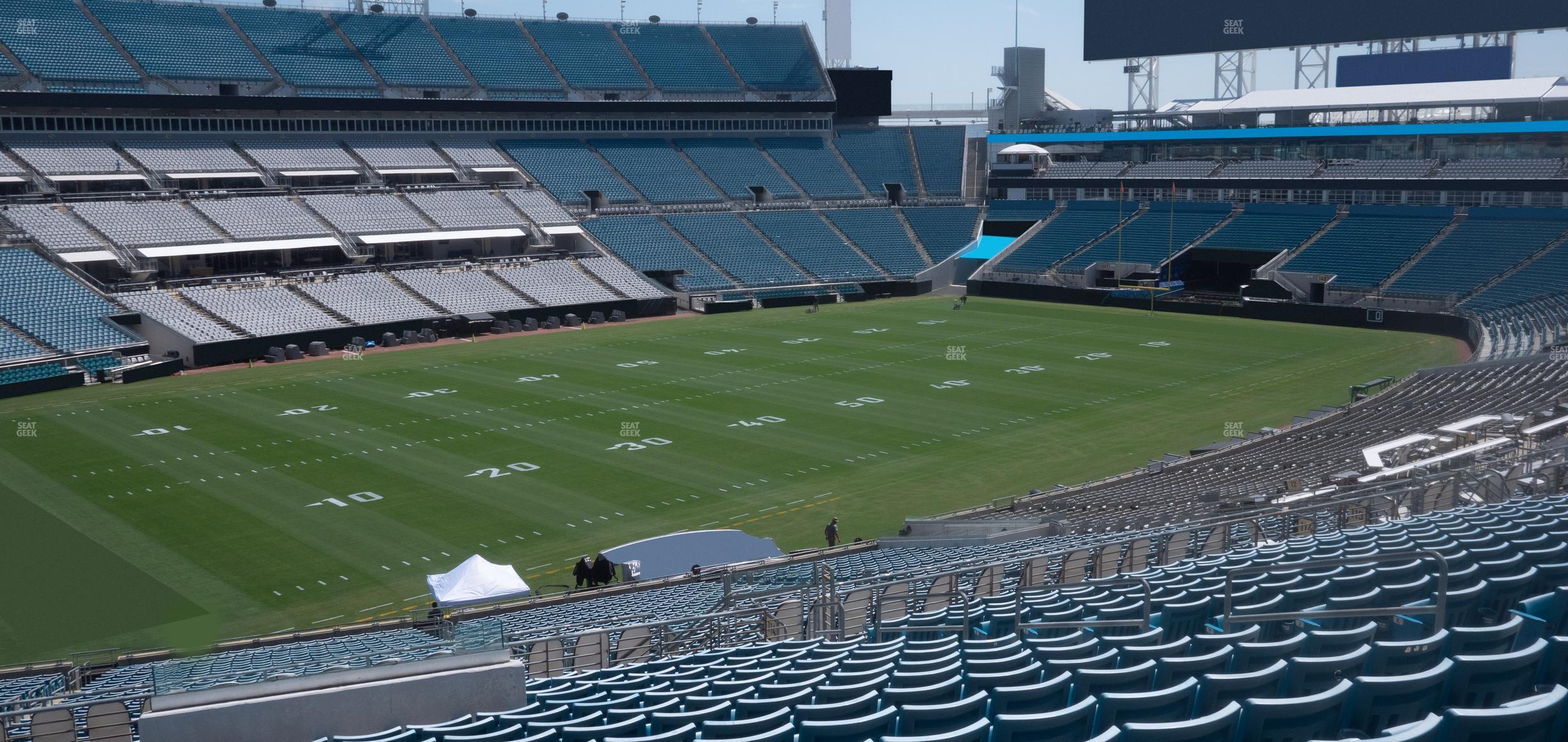 Seating view for EverBank Stadium Section 215