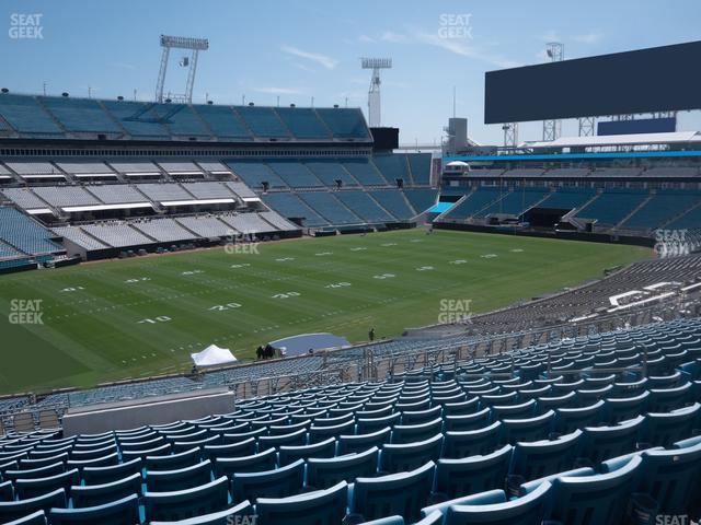 Seating view for EverBank Stadium Section 215