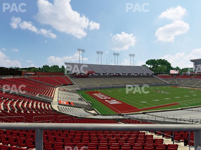 Seating view for Carter-Finley Stadium Section 216