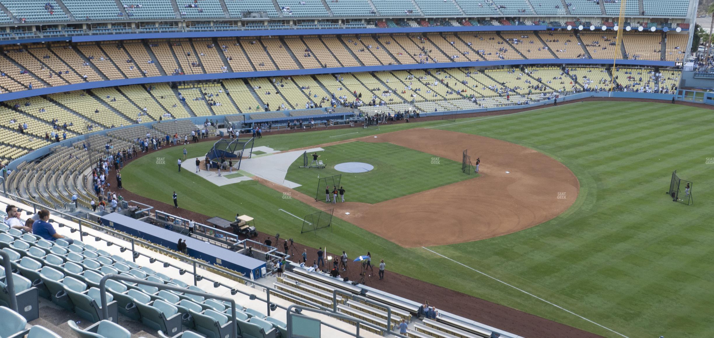 Seating view for Dodger Stadium Section 36 Rs